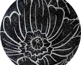 Floral Mosaic Marble Hand Made