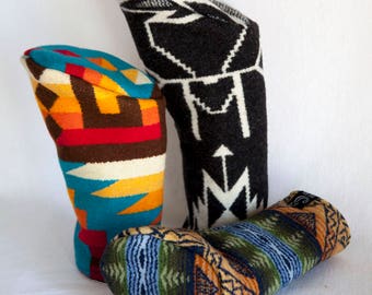 Golf Club Covers, Golf Head Covers, Golf Hybrid Head Cover, Golf Headcovers, Golf Accessory, Pendleton Wool Golf Club Hybrid Headcover