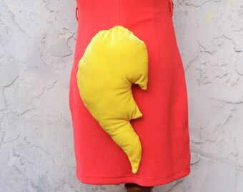 Ready to ship - Flareon Pokemon tail - Velvet flareon tail - flareon costume - pokemon birthday