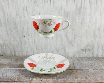 Tea cup wine glass, teacup wine glass, mothers day gift, mothers wine glass, unique wine glass, cottage chic, repurposed, upcycled