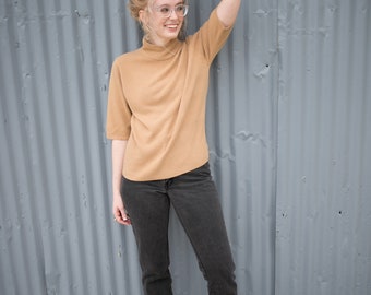 Vintage Sweater Tan Shirt