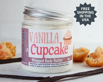 Vanilla Body Butter, Vanilla Body Lotion, Vanilla Lotion, Natural Lotion, Mothers Day Gift, Whipped Shea Butter Lotion, Whipped Lotion