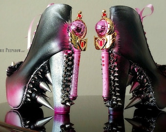 Spiked Sailor Moon Wand Lita Boots