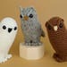PDF Owl Collection - three amigurumi CROCHET PATTERNS