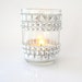 Silver jeweled bling Candle Holders votive 10 jeweled votive Wedding reception Party Decor silver votive wedding shower silver deco wedding