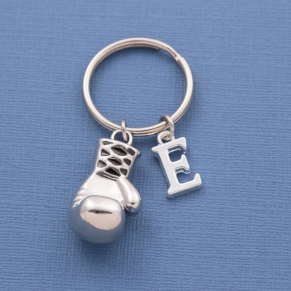 Boxing glove keychain boxing keyring personalized keyring