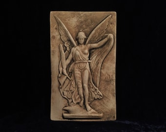 Vintage Greek Goddess Nike Bas Relief