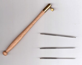 Tambour Embroidery Hook - Wood Handle, Various Needle Sizes