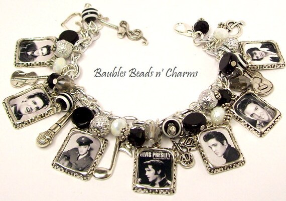 Elvis Presley Charm Bracelet Elvis Bracelet Elvis Charm