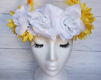 Festival headdress costume headdress floral headpiece