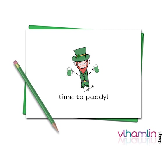 Time to Paddy - St. Patricks Day Cards