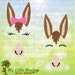 Donkey SVG, Donkey Face Svg, Farm SVG, Farm Animals, Kids Svg, Donkey Shirt, Farm Party, Commercial Use SVG, Clip Art, Cut File, eps dxf png