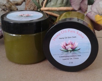 Pain salve, hemp oil, sore muscles, inflammation, arthritis, ease painful joints and muscles, moisturizing, ease stress and anxiety, PMS