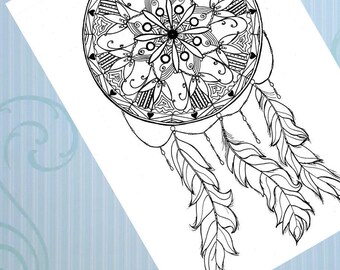 Dream Catcher Mandala/zentangle