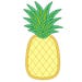 SALE!! Pineapple Applique Designs Monogram Machine Applique Embroidery Designs 9 Size - INSTANT DOWNLOAD