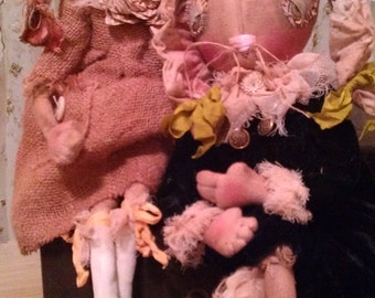 Rose and Thistle, Original Prim Rabbit, PDF pattern