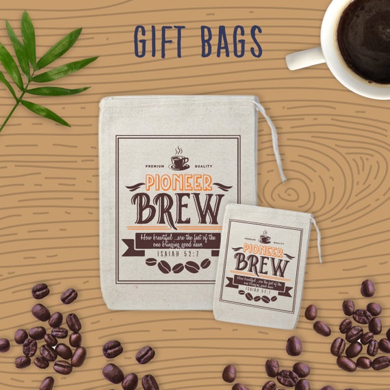 JW Coffee Gift Bags Pioneer Gift Bags Auxiliary Pioneer