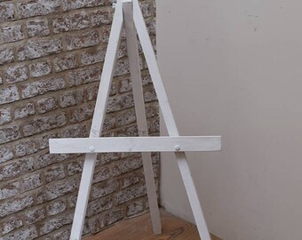 Rustic Wedding - Painted Wooden Display Easel