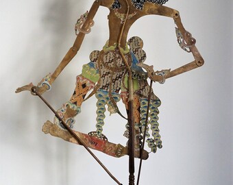 Shadow Puppet | Indonesia, vintage Wayang Kulit puppet