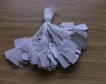 set of 100 kraft 23 x 13 mm