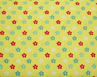 STORE CLOSING SALE - End of Bolt - Amelie, Yellow, Henry Glass, 100% Cotton Quilt Fabric, Yellow Fabric, Floral Fabric, Quilting Fabric