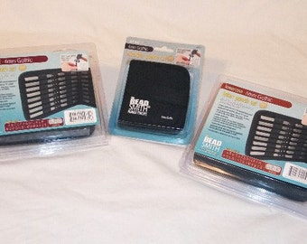 Arial/Gothic Upper And Lower Case Letter Stamp Sets W/ Numbers 6mm Free US Shipping