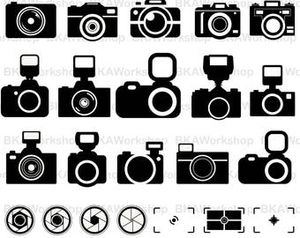 Camera svg - Camera vector - Camera clipart - Camera digital clipart for Design or more, files download svg, png, dxf