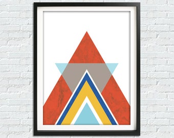 Abstract Art Print, Scandinavian Print, Geometric Print, Minimalist Poster, Modern Wall Art, Scandinavian Art, OOAK Print,Wall Art Prints