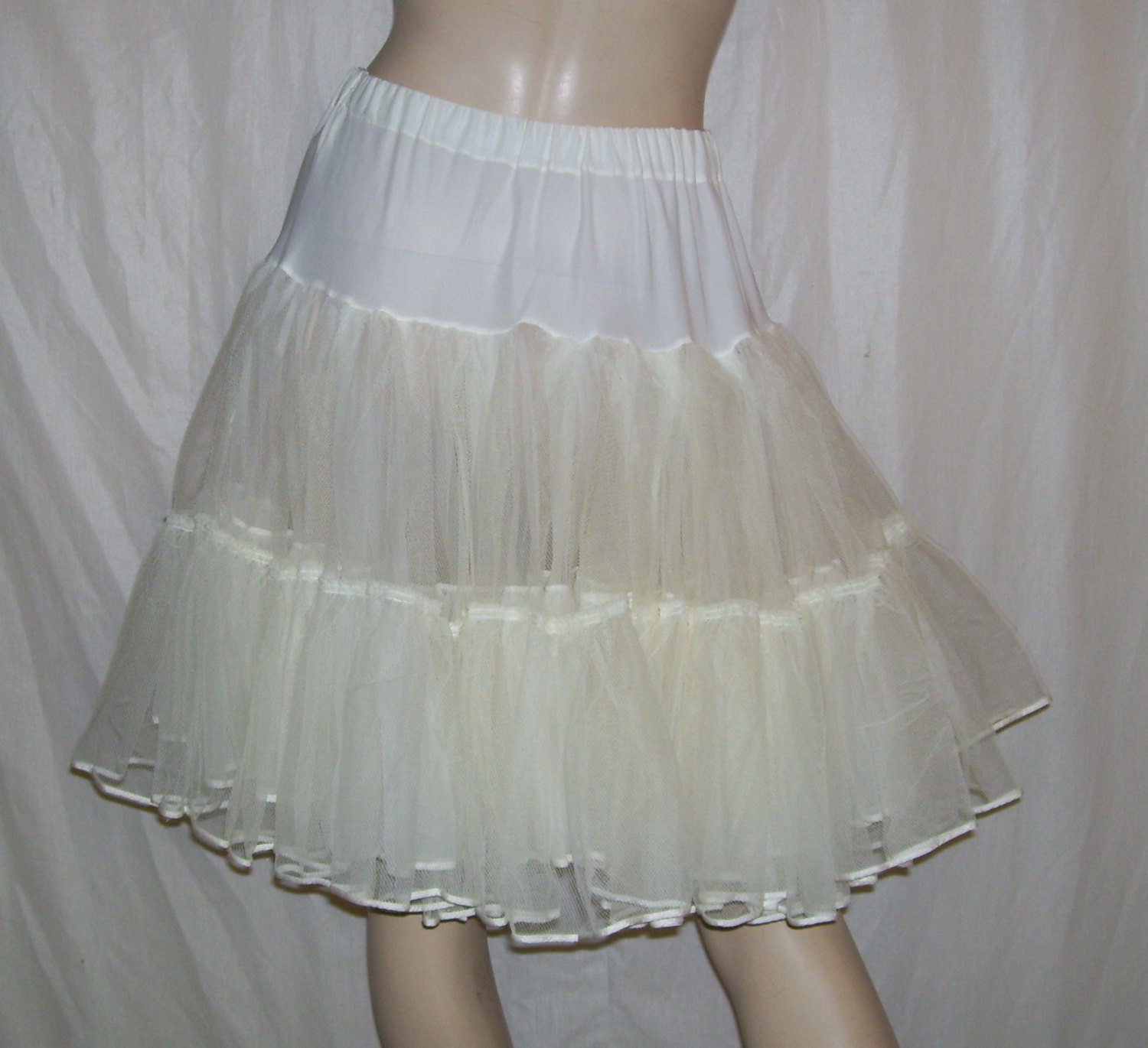 Ivory Slip Lingerie Sam's Crinoline Fairy Costume Skirt