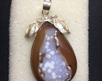 Druzy 925 Sterling Silver Pendant Jewelry
