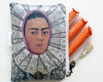 Vintage wallets for women,Frida Kahlo Tampon case/Discreet Pouch