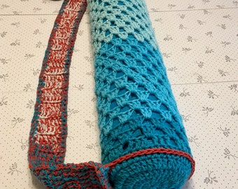 Crochet yoga mat bag | Etsy