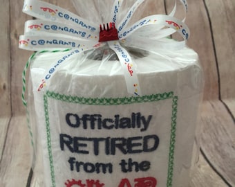 Retirement Gift, Office Retirement, Gag Gift, Fun retirement gift, Custom retirement gift, Work retirement gift, Unique retirement gift