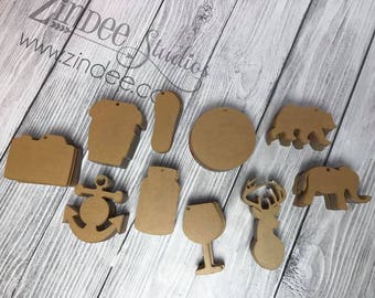 Acrylic KeyChain Blanks SET OF 10 , CLEAR Acrylic blanks, Acrylics for vinyl, Keychains for vinyl, Vinyl Blanks, Blanks for vinyl