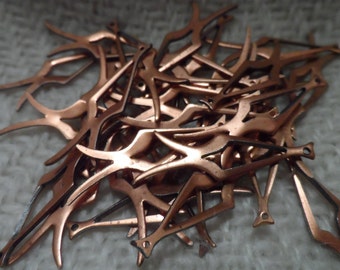Copper coated steel earring drops,30+-ERG143