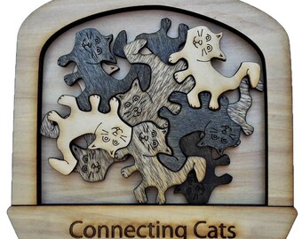 Connecting Cats tessellation puzzle.