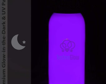 Purple Glow in the Dark & UV Paint