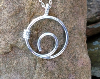 Zen Aluminum Nautilus Necklace