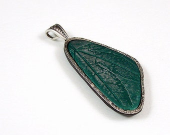 Tutorial polymer clay pendants, silver bezel, silver framed pendants, leaf imprints, instant download