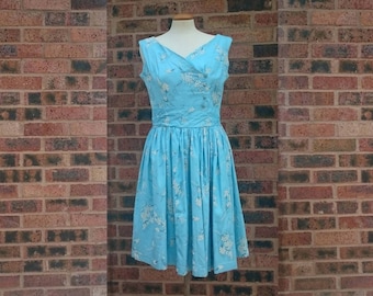Vintage 50s Floral Sun Dress