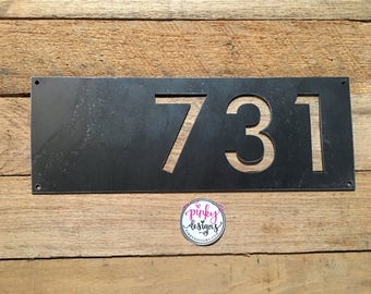 Metal House Number Sign | Home Address Sign | Address Sign | Address Number Sign | Metal Address Sign | Metal Address Numbers | A1