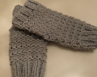 Fingerless Aran Ladies Mittens