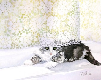 Kitten'n'Lace 3.5x5 Blank Notecard with Envelope