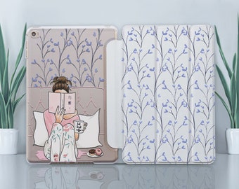 Flower iPad 5 Case Clear iPad 10.5 Case iPad Mini 4 Case iPad 2 Case Ornament iPad Air Case iPad Pro 9.7 Case iPad 12.9 Case iPad 3 CZ4011