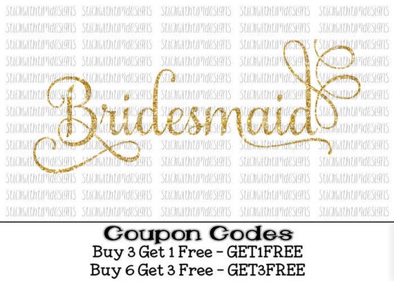 Download Bridesmaid Svg Wedding Svg Bridal svg Bridal Party Team Bride