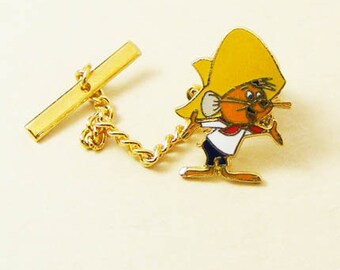Vintage Aviva Speedy Gonzales Tie Tack 31-5