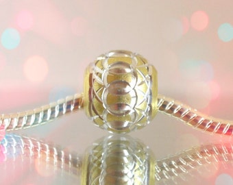 European Aluminum 12mm Bead for Glass Bead Bracelet