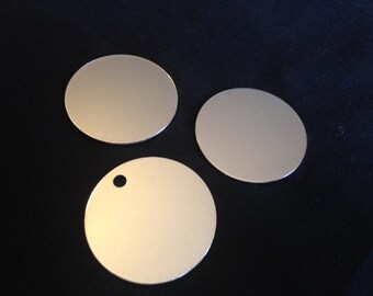 16 Gauge - Copper Round Stamping Discs, Copper Round Blanks, Round Stamping Blanks, Stamping Blanks Co.