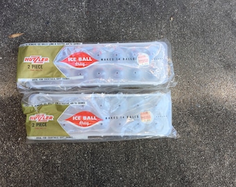 Round Ice Ball Trays - New Old Stock