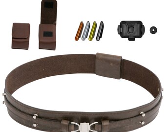 Star Wars Obi-Wan Kenobi Jedi Belt Bundle - Belt, Pouches, Food Caps, Covertec